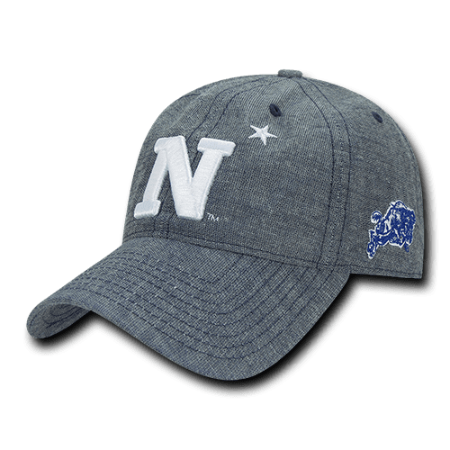 NCAA USNA United States Naval Academy Relaxed Denim Baseball Caps Hats
