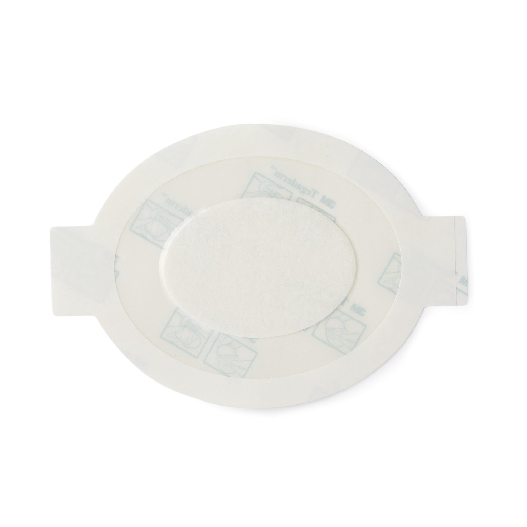 3M Tegaderm Transparent Film Dressing with Pad Frame Style Delivery Rectangle 3.5 X 4" Sterile 3587, 25 Ct