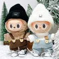 thumbnail image 3 of Para Corea Kpop Exo 15-17cm Labubu V1 V2 ídolo oso monos ropa regalo Mini ropa de muñeca de peluche accesorios de atuendo, 3 of 5