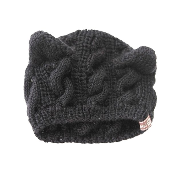 Gorro de punto Escalada a prueba de frío Colores surtidos Gorros de cable gruesos y cómodos Servicio prolongado Transpirable Durabilidad Gorros Negro Inevent AP009242-03B