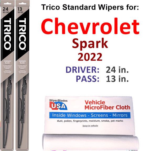 2022 Chevrolet Spark Wiper Blades (Set of 2)