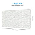 thumbnail image 2 of Bingfone Cute Poodle Dog Large Gaming Mouse Pad,Extended Desk Mousepad with Stitched Edges,Non-Slip Base,Water Resist Keyboard Pad for Gamer, Office & Home, 29.5 x 16 in, 2 of 6