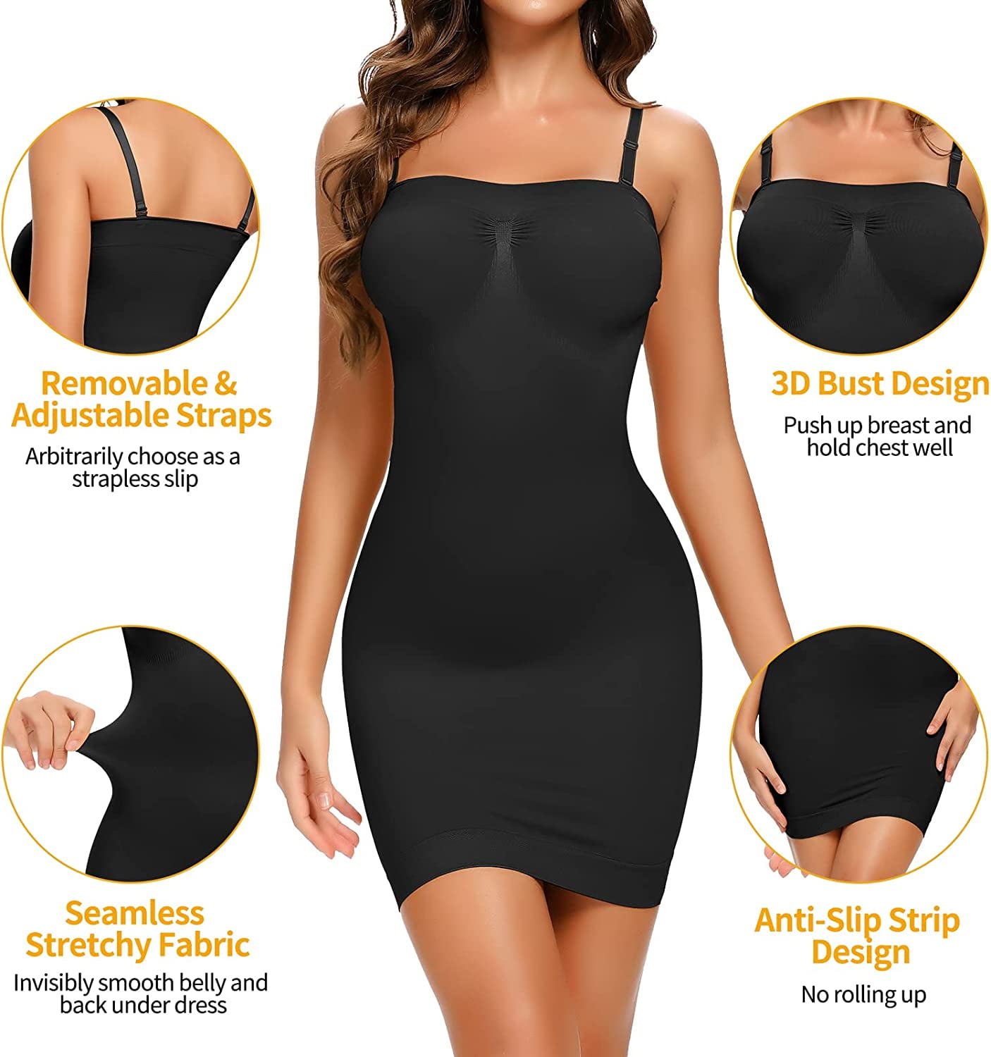 Vinbila® A J Women Shapewear for Tummy Thigh Body Shaper for Tummy