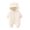 Apricot, variant on Esaierr Infant Boys Girls Winter Snowsuit Outwear for Newborn Romper Jumpsuit Warm Zip Jumpsuit for 0-18M