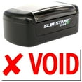 thumbnail image 1 of Slim Pre-Inked Void with X Stamp, Slim 1444, Ultra Slim Design, Impression Size 1/2" by 1-3/4", Up to 25,000 Impressions - Red Ink, 1 of 10