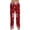 Wine(Snowflake Print), variant on CCRFTGI Mens Christmas Pajama Pants Casual Soft Pj Bottoms Cute Shiny Snowflake Print Drawstring Loose Sleep Pants Red S