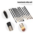 thumbnail image 3 of 1 Set Eye Makeup Brushes Travel Makeup Brush Set Eyeshadow Eyebrow Eyeliner Makeup Brushes Set Black, 3 of 6