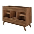 thumbnail image 4 of Vanity Cabinet (Sink not included), Walnut, Wood, Hotel Bedroom Bathroom, Modern Contemporary HB36274, 4 of 12