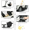 thumbnail image 6 of Infans 3 in 1 Ride on Push Car Toddler Stroller Sliding Car w/Music White, 6 of 7