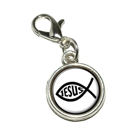 - Ichthus Fish Christian Jesus Bracelet Charm