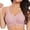 Pink, variant on Seamless Bras for Women Front Closure Skin Friendly Comfort Bra For Seniors Wireless Bras
