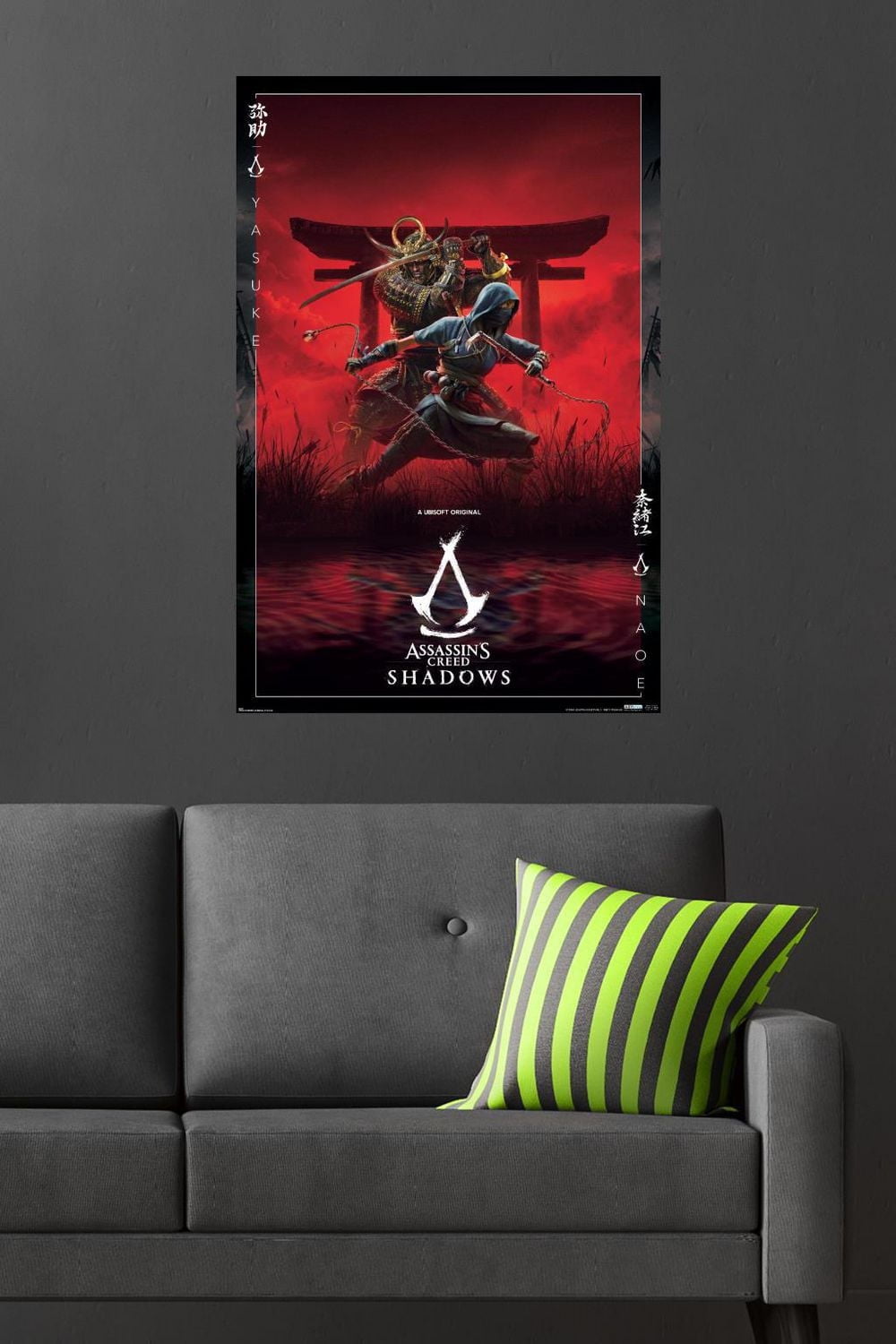 Assassin's Creed: Shadows - Key Art Wall Poster, 22.375" x 34"