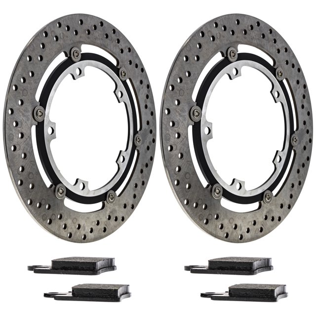 Niche Front Brake Rotor Pad Kit for Triumph T2022395 T2022165 Motorcycle MK1007278