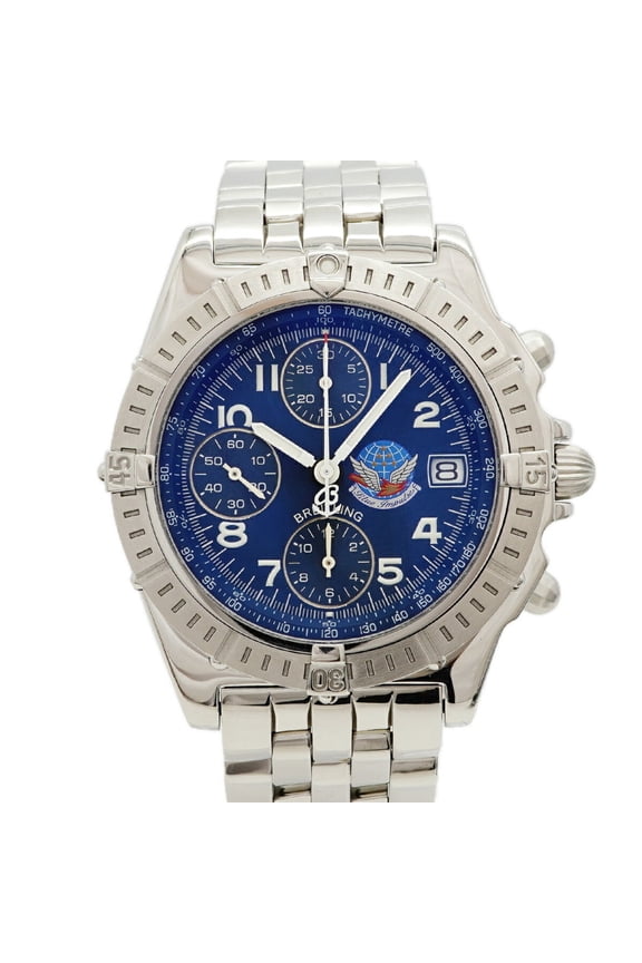 Pre-Owned Breitling Chronomat Blue Impulse Limited Edition of 500 A13353 Dial Men's Watch