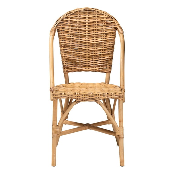 bali & pari Neola Boho Dining Chair, Natural Brown
