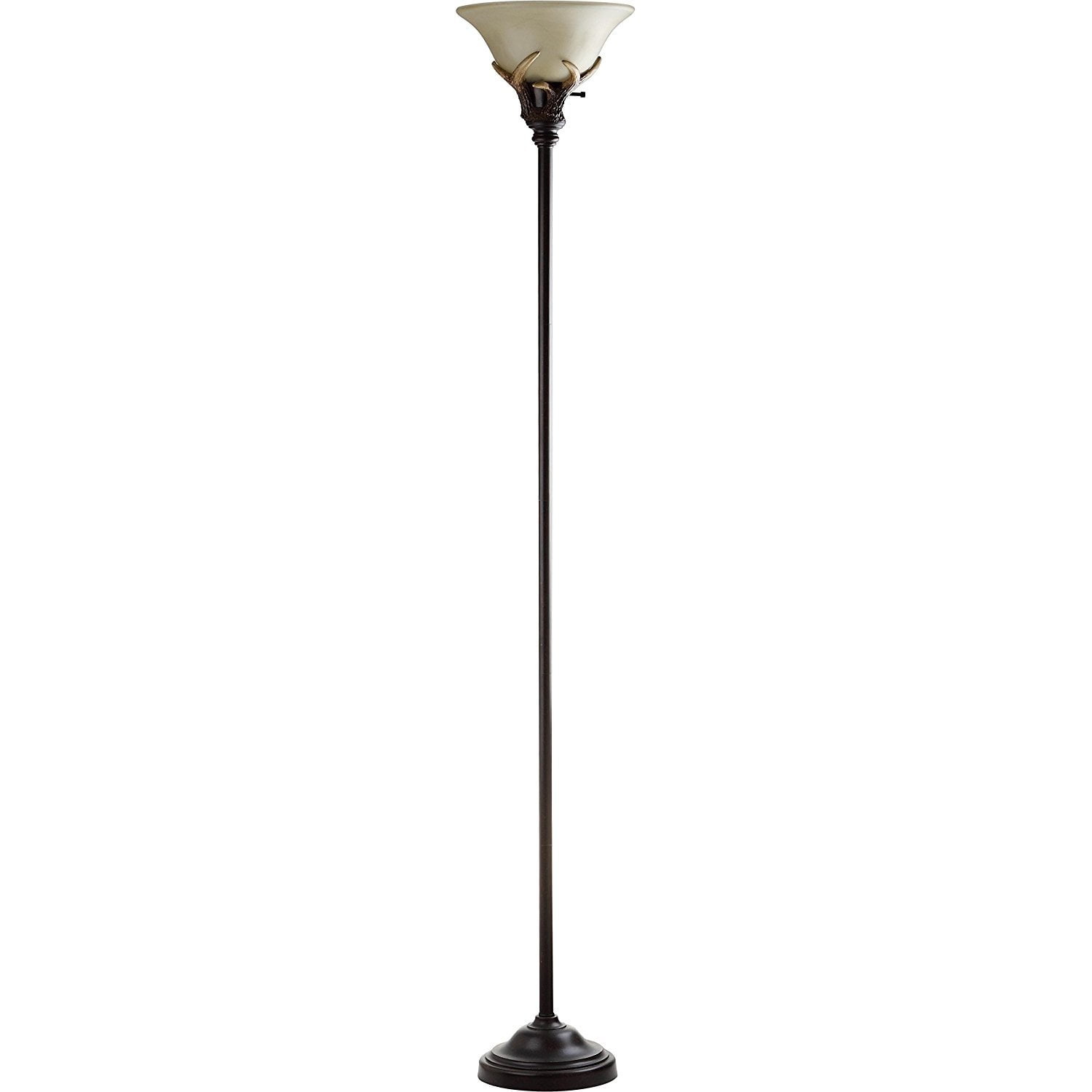 Safavieh Lighting Collection Sapling Torchiere Brown 72 Inch Floor