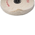 thumbnail image 4 of Cloth Buffing Polishing Wheel Arbor Buffer Polish Grinder Pad Mat White 150mm(6inch), 4 of 9
