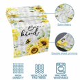 thumbnail image 5 of Bed Runner Scarf for Cal.King Size Bed, Sunflower Floral Beds Scarf Throws for Foot of Bedding, Farmhouse Pastoral Daisy Bees Grey Plaid Decorative Beds Runners for Bedroom Guestroom, 102"x20", 5 of 8