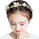 thumbnail image 2 of Kids Wedding Hair Accessories, Floral Princess Headpiece Pearls Tiara First Communion Hair Band for Girls and Women Sweet Cute Bridal Wedding Headband, 2 of 5