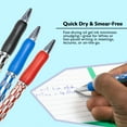 thumbnail image 3 of BAZIC Jetz Fuse Tech Gel Ink Pen, Assorted Colors, 1.4 mm Bold Point (8/Pack), 12-Pack, 3 of 7