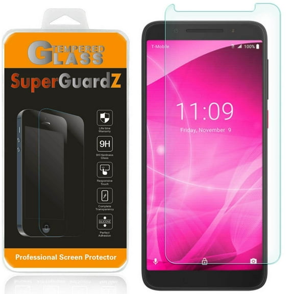 [3-Pack] For T-Mobile Revvl 2 (2nd Gen) SuperGuardZ Tempered Glass Screen Protector, 9H, Anti-Scratch, Anti-Bubble, Anti-Fingerprint