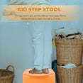 thumbnail image 3 of Hekezhi Zerodeko Kitchen Step Stool Chair for Kids and Baby (Orange), 3 of 5