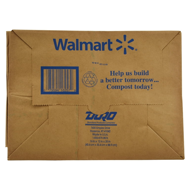 30 Gallon Kraft Lawn and Leaf Bags (5 Pack) Eco-Friendly Heavy Duty Large  Paper Trash Bags, Made in the USA Tear Resistant Yard Waste Bags for Grass