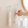 thumbnail image 1 of Summer Savings! Gspmoly Toothbrush Toothbrush Bathroom No-Punch Wall Mount Toothbrush Storage Base Summer Savings, 1 of 5