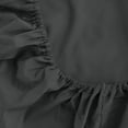 thumbnail image 3 of Fitted Sheet 1 Piece - 400 Thread Count & Breathable Fits Upto 14" Deep Pocket, 100% Egyptian Cotton Extra Long & All Around Elasticized Mattress Covers - Dark Grey Solid, Cal-King Size, 3 of 6
