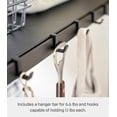 thumbnail image 6 of Yamazaki Home Storage Rack - Three Sizes, Black, Steel, 35-Inch, Supports 64.9 pounds, Adjustable, 6 of 7