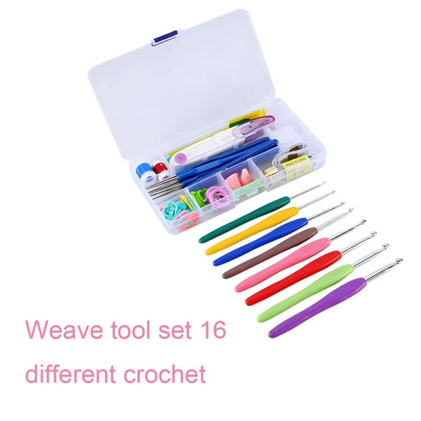 73 Piece Crochet Kit for Beginners Adults and Kids, Premium Crochet Set  with 21 Crochet Hooks Set and 1500 Yards of Yarn for Crocheting Kit, Canvas