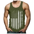 thumbnail image 4 of 4th of July Men's Independence Day Printed Vest Patriotic Golf Shirts for Men, 4 of 4
