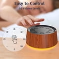 thumbnail image 3 of Brown Noise Sound Machine with 30 Soothing Sounds 12 Colors Night Light White Noise Machine for Adults Baby Kids Sleep Machines with 36 Volume Levels Memory Function 5 Timers for Home Office Travel, 3 of 6