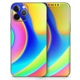 thumbnail image 5 of DesignSkinz Abstract Neon Wave V9 Full-Body Skin Decal Wrap Cover for iPhone 12 Mini, 5 of 9
