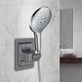 thumbnail image 3 of Rociador de mano Base fija cabezal de ducha sólido soporte con ventosa para el baño del hogar, 3 of 8