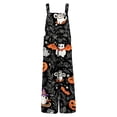 thumbnail image 5 of Stralyhd Halloween Jumpsuits for Women Halloween Party Sleeveless Jumpsuit Graphic Jumpsuits with Pockets Spider Graphic Long Pants Navy XXL, 5 of 5