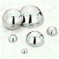 thumbnail image 4 of Uxcell 304 Stainless Steel Hollow Half Ball, 100mm(3.94") Dia. Gazing Balls Decorative Hollow Half Railing Cap Mirror Polished for Home, 4 of 7
