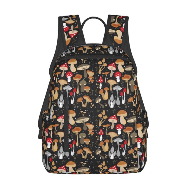 Fotbe Various Mushrooms Mochila Ligera para Hombres y Mujeres - Duradera y Resistente al Agua, Ideal para Escuela, Trabajo, Viajes y Uso Diario