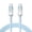 Blue, variant on YIGSECU Ice Crystal USB C Charging Cable 60W Fast Charging Power Supply Cord 480Mbps Data Transmission for Phones