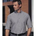 thumbnail image 2 of Russell Collection Mens Short Sleeve Poly-Cotton Easy Care Poplin Shirt, 2 of 4
