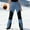 Navy, variant on Women Snow Pants Fleece Lined Thermal Winter Hiking Trousers Waterproof Softshell Elastic Waist Outdoor Cold Weather New Womens Pull on Pants Casual Black S