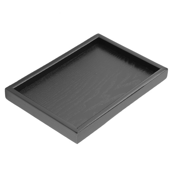 Solid Wood Serving Tray for Restaurants Home Wood Tea Tray Wood Serving Tray Serving Trays Toilet lid tray(22 * 15*2cm)