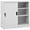 Light gray, variant on vidaXL Office Cabinet with Sliding Door Anthracite 35.4"x15.7"x35.4" Steel