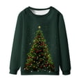 thumbnail image 1 of Sudaderas sin capucha para hombre, estilo casual, a la moda, con cuello redondo, estampado, de manga larga, blusas de manga larga y cuello redondo, blusas de poliéster para hombre, 1 of 4