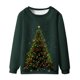 thumbnail image 1 of Sudaderas sin capucha para hombre, estilo casual, a la moda, con cuello redondo, estampado, de manga larga, blusas de manga larga y cuello redondo, blusas de poliéster para hombre, 1 of 4