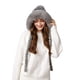 thumbnail image 5 of Gorro de invierno de punto con forro polar y cubre orejas y cara | Gorro de lana grueso, cálido y resistente al viento para climas fríos, 5 of 6