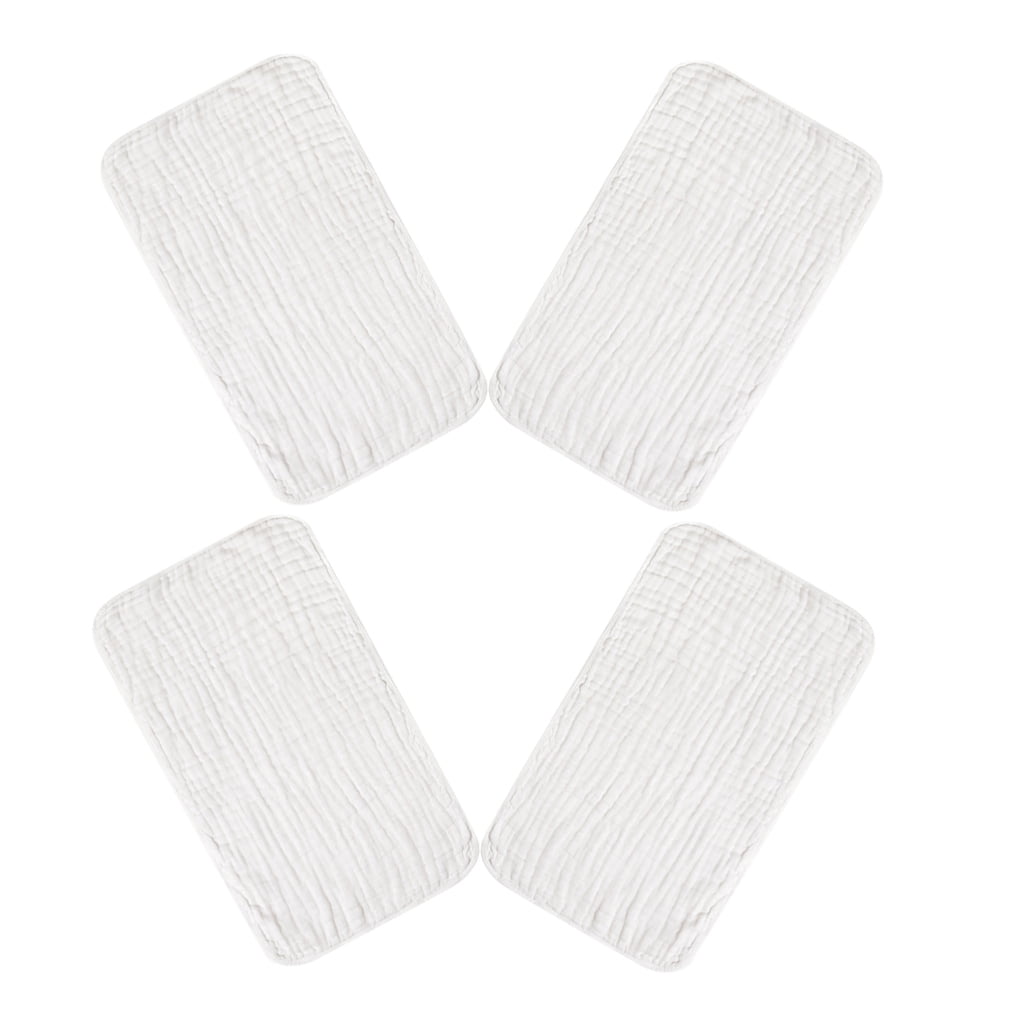 ETHZZLE 4 Pcs Cotton Washcloths for Face Washing Ultra Soft Towels for Daily Use