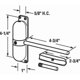 thumbnail image 5 of 20-70kg White Zinc Alloy Adjustable Surface Mounted Automatic Closing, 5 of 5