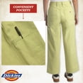 thumbnail image 4 of Dickies Womens Work Pants - Wide Leg Cropped Duck Canvas Work Pants for Women, Size Up for Ideal Fit, 4 of 7