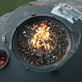 thumbnail image 5 of Elementi Plus Glass Wind Screen Outdoor Firepit Bowl Wind Guard Round Clear Fire Pit Glass Guard Fireplace Screen Tempered Glass Wind Shield Firepit Accessories - 25.4 x 25.4 Inches, 5 of 8